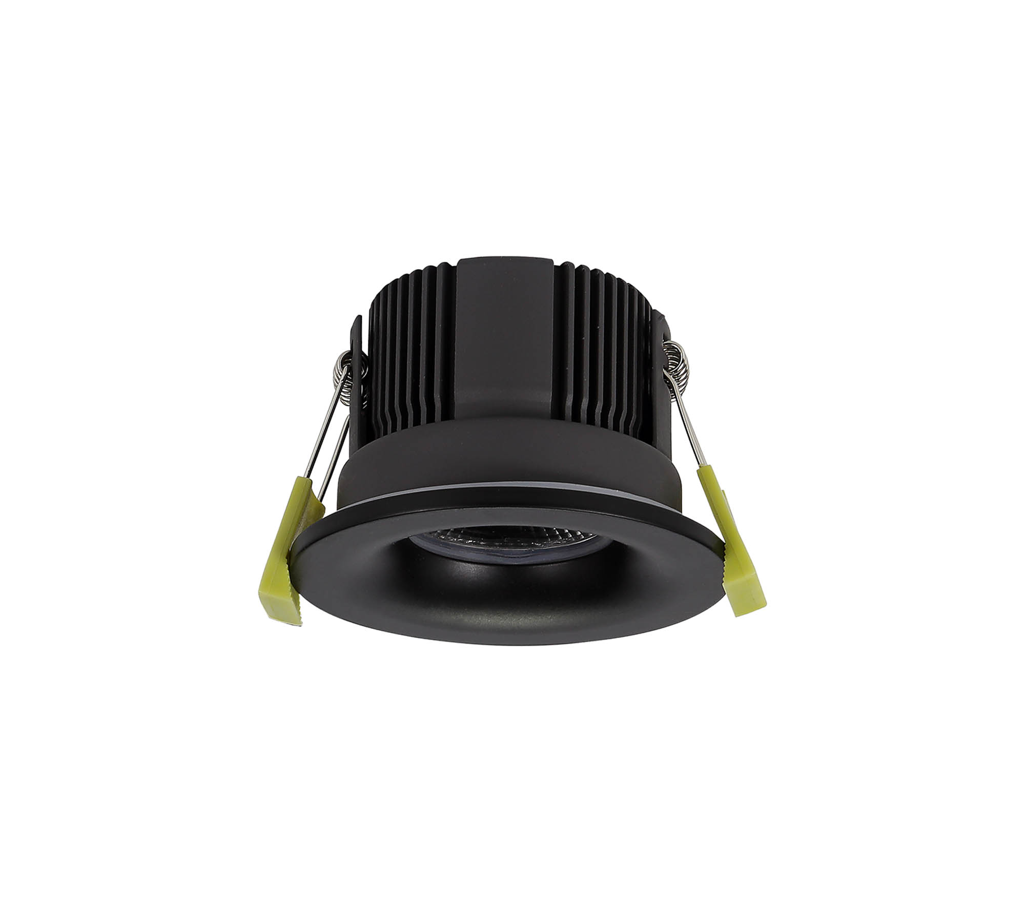 DM200687  Beck 11 FR, 11W, IP65 Matt Black LED Recessed Curved Fire Rated Downlight, Cut Out 68mm, 4000K, PLUG IN DRIVER INCLUDED, 3yrs Warranty